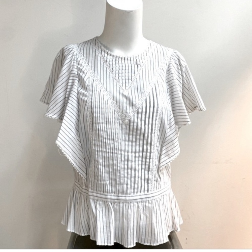 NWOT HOST PICK🎉 Rebecca Minkoff Short Sleeve Tulle Top